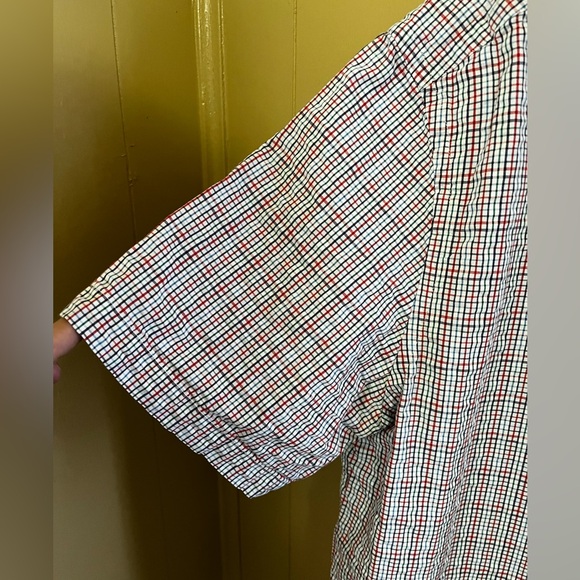 Johnston & Murphy Plaid Button Down Shirt Size L Holiday Occasion Casual Office - Picture 5 of 9